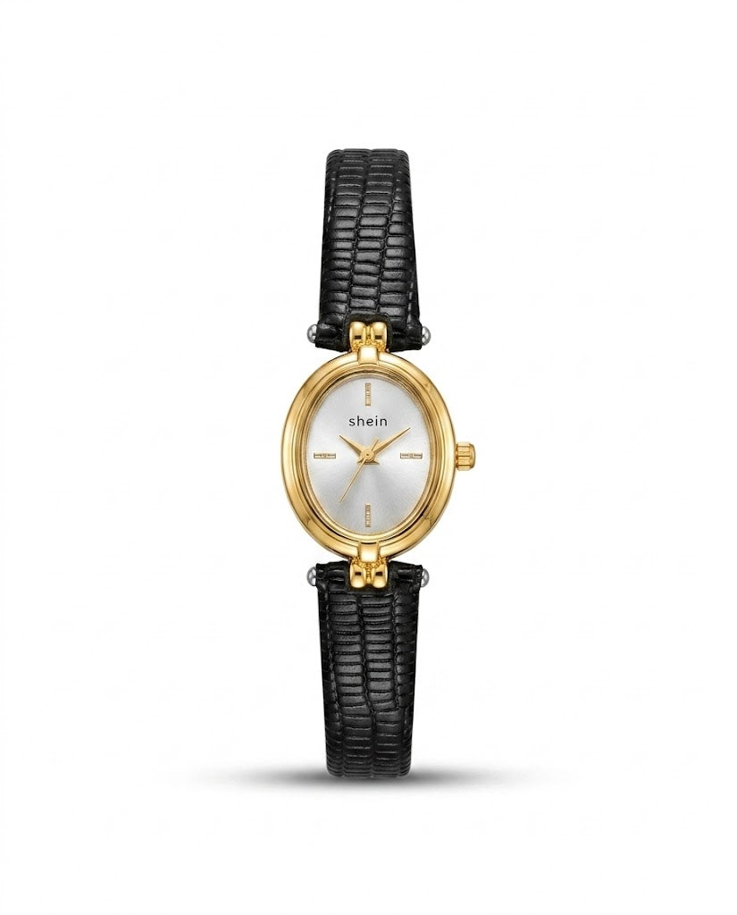 LTH015 - Shein Stylish Leather Strap Watch for Women