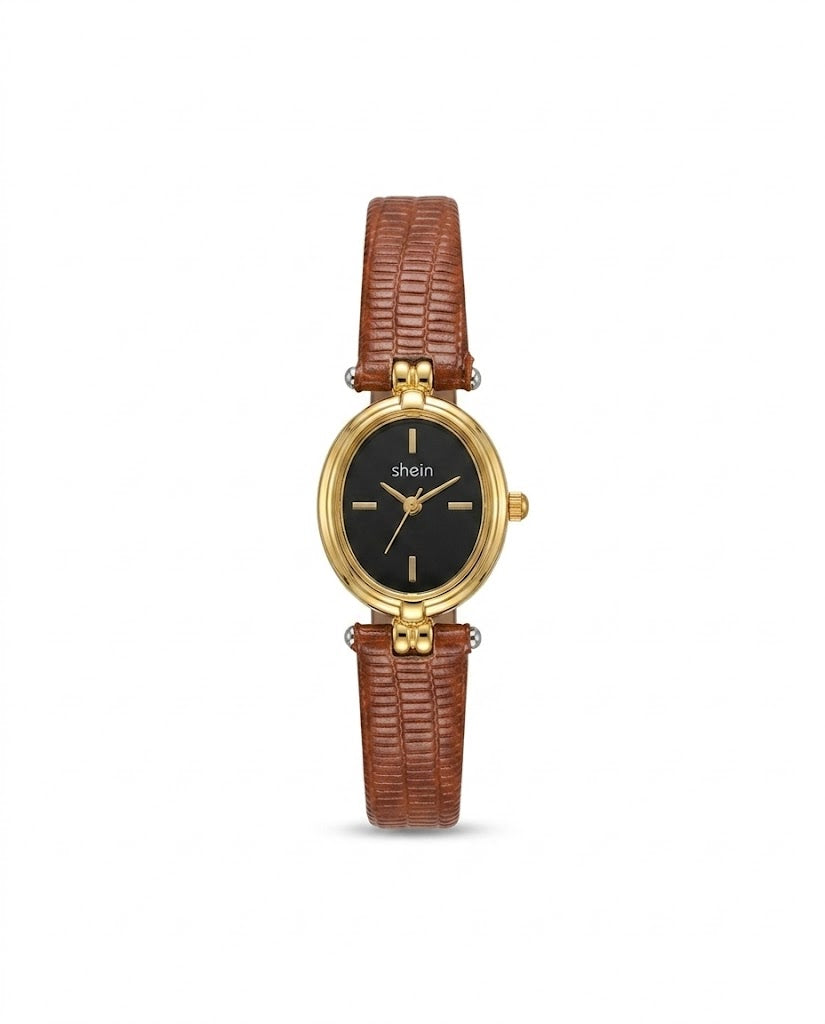LTH015 - Shein Stylish Leather Strap Watch for Women