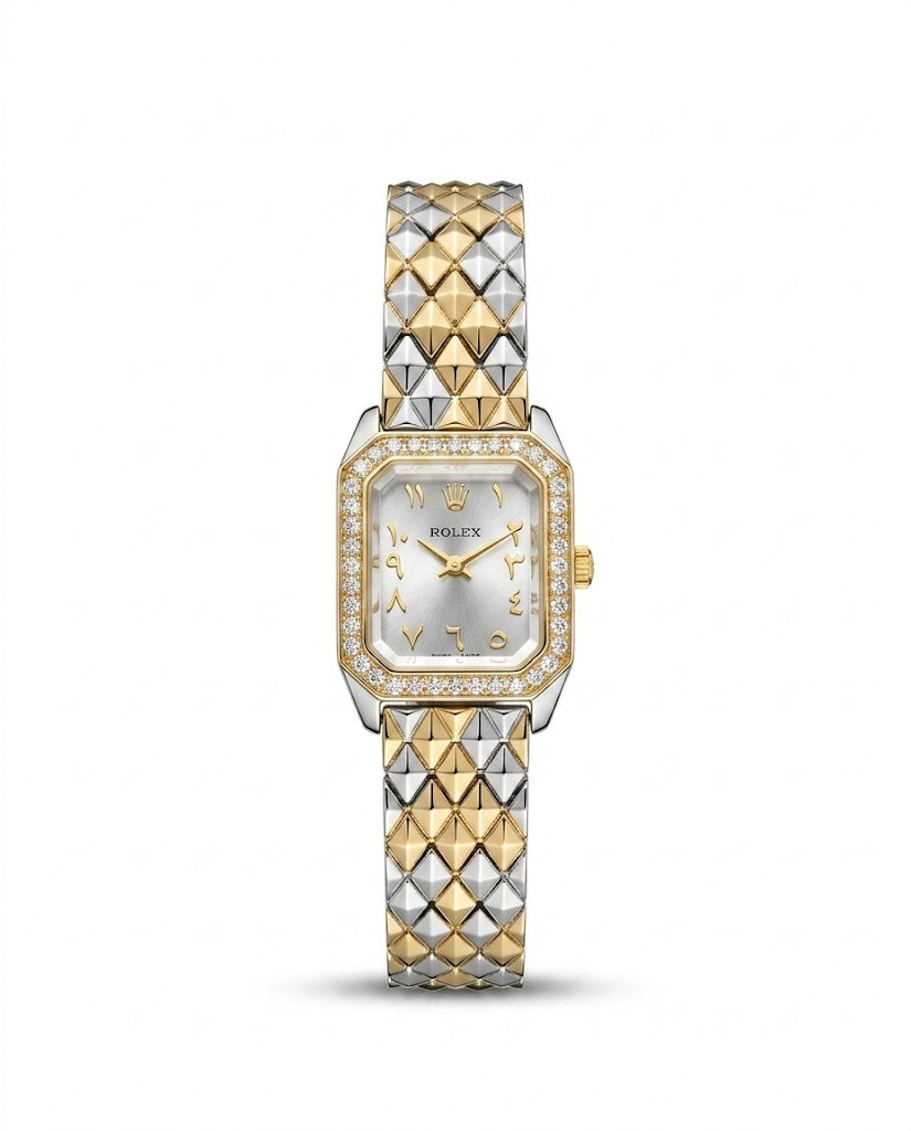 MTL079 - ROLEX Luxury Metal Strap Watch for Women