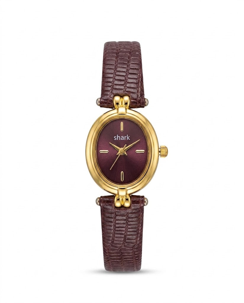 LTH015 - Shein Stylish Leather Strap Watch for Women