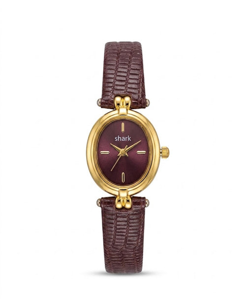 LTH015 - Shein Stylish Leather Strap Watch for Women