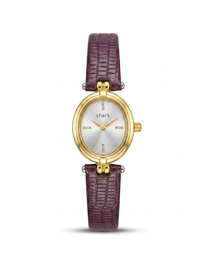 LTH015 - Shein Stylish Leather Strap Watch for Women