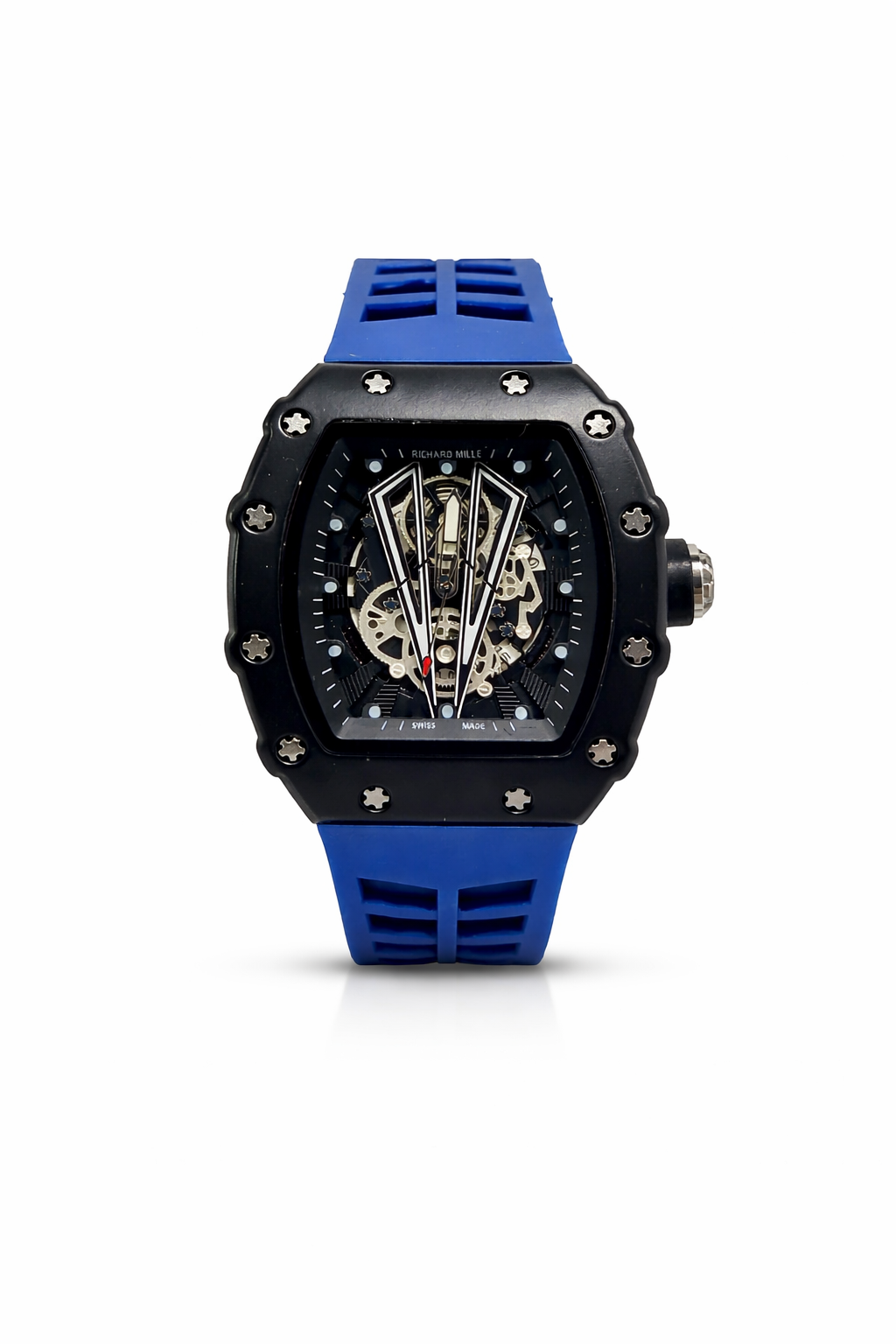 RBR028 - Richard Mille Luxury Rubber Strap Watch – Elite Sport Style for Men