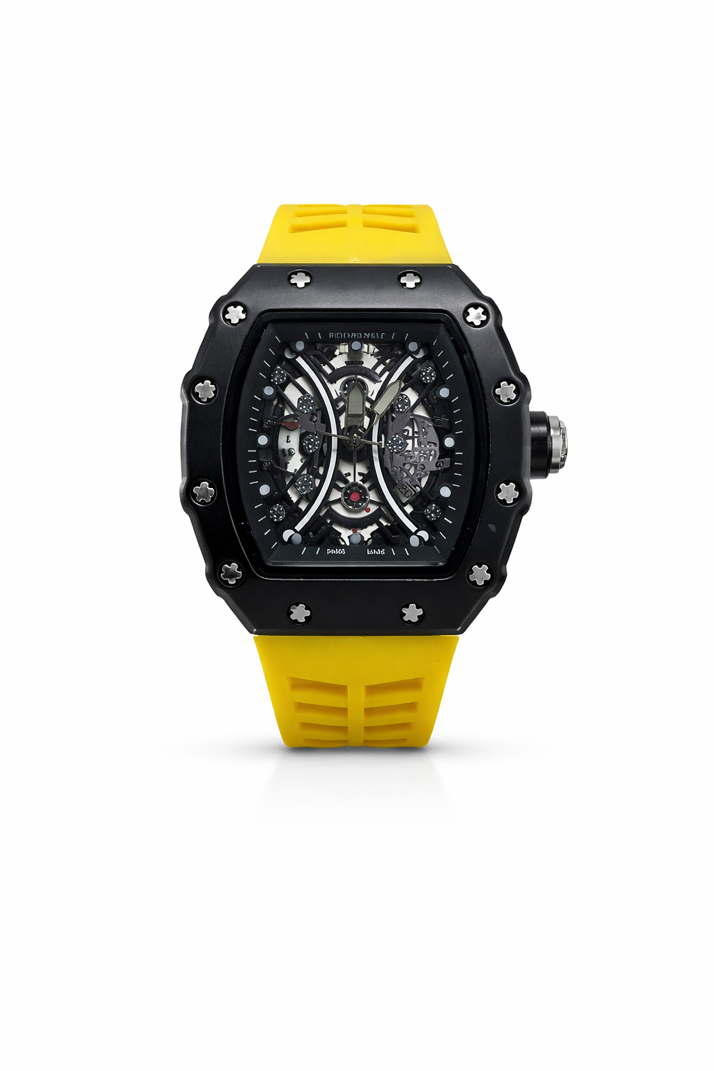 RBR028 - Richard Mille Luxury Rubber Strap Watch – Elite Sport Style for Men