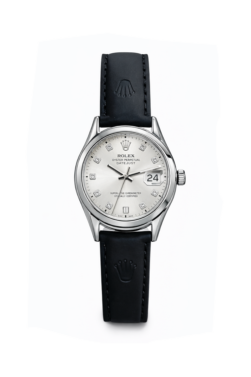 LTH026 - Rolex Leather Strap Watch – Refined Luxury for Men