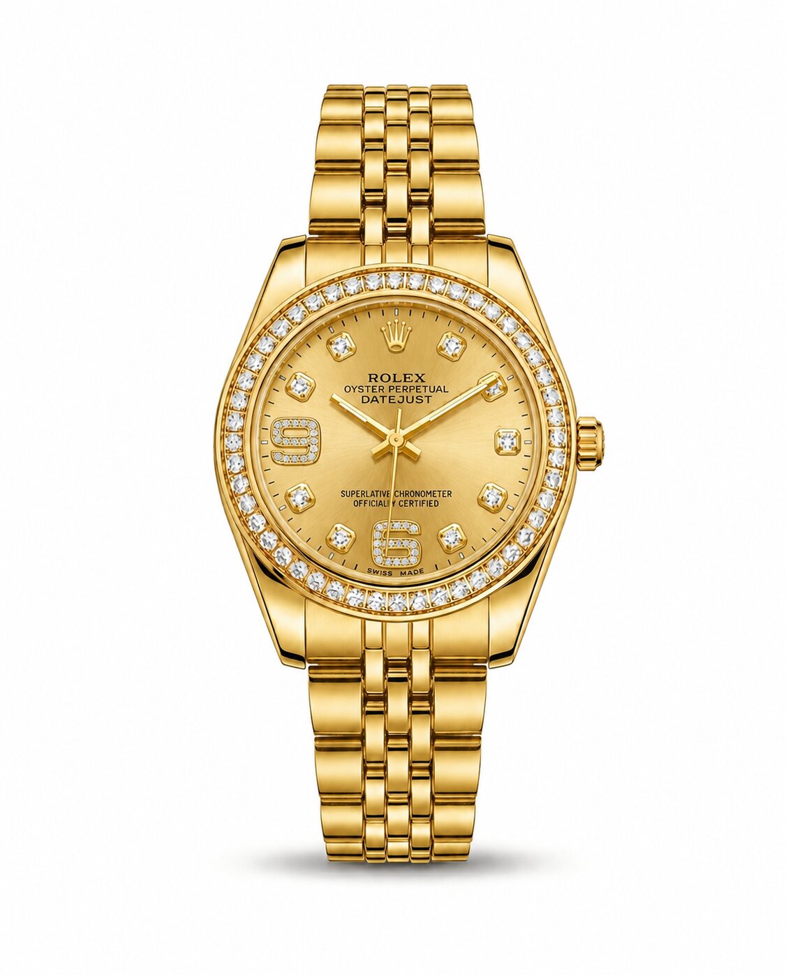 MTL097 - ROLEX Classic Stainless Steel Watch for Women