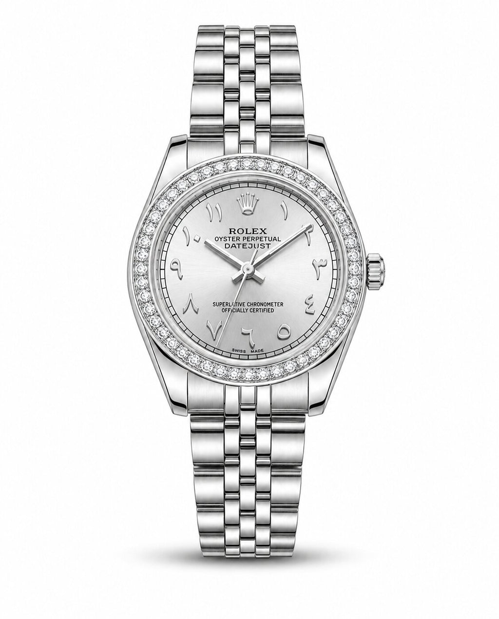 MTL098 - ROLEX Classic Stainless Steel Watch for Women