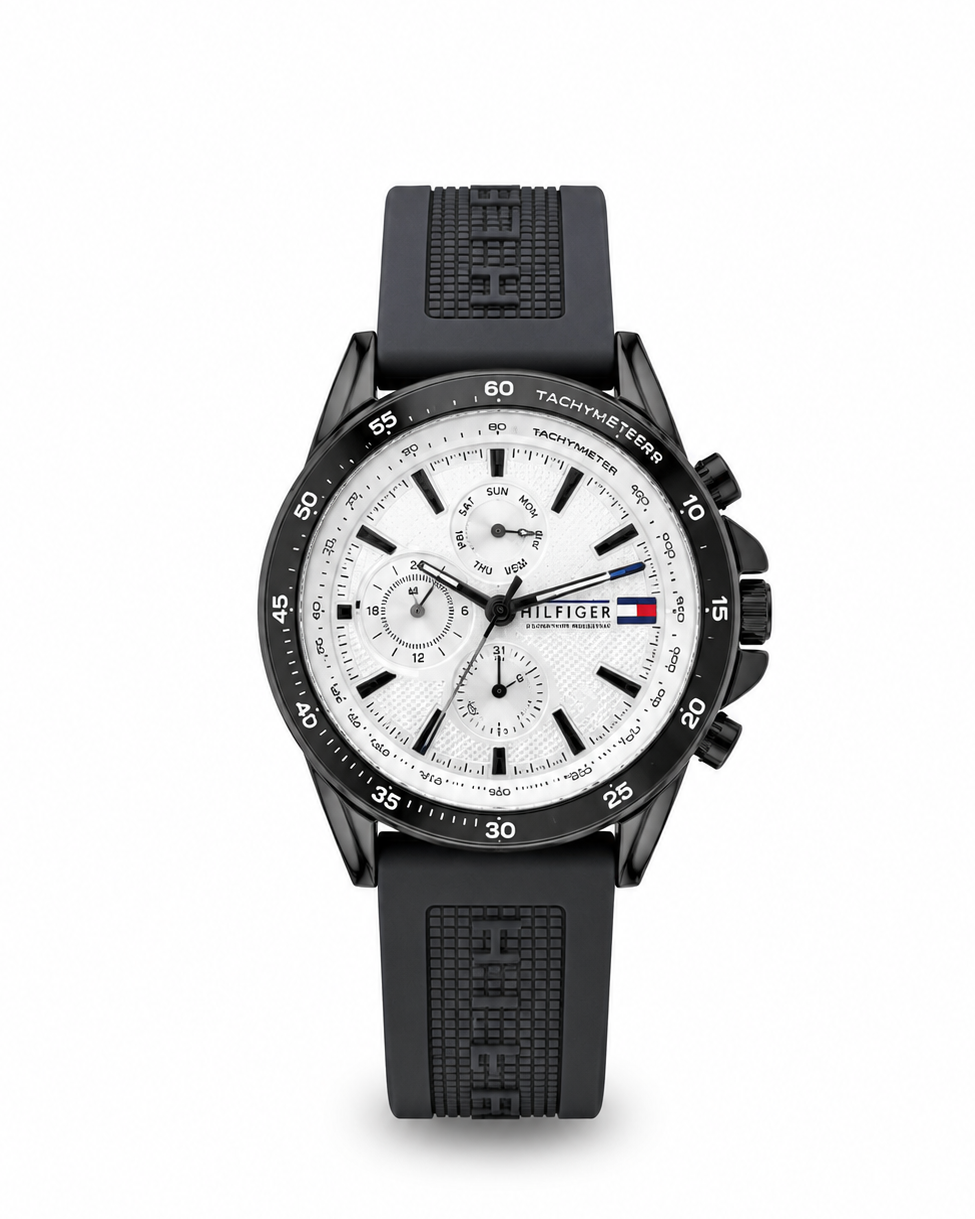 RBR011 - Tommy Hilfiger Rubber Strap Watch Modern Style For Men