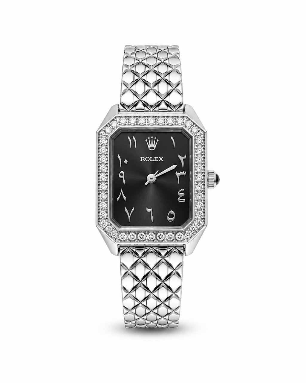 MTL079 - ROLEX Luxury Metal Strap Watch for Women