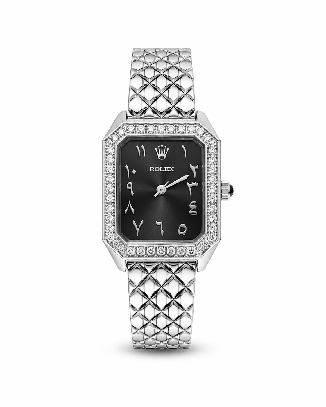 MTL079 - ROLEX Luxury Metal Strap Watch for Women