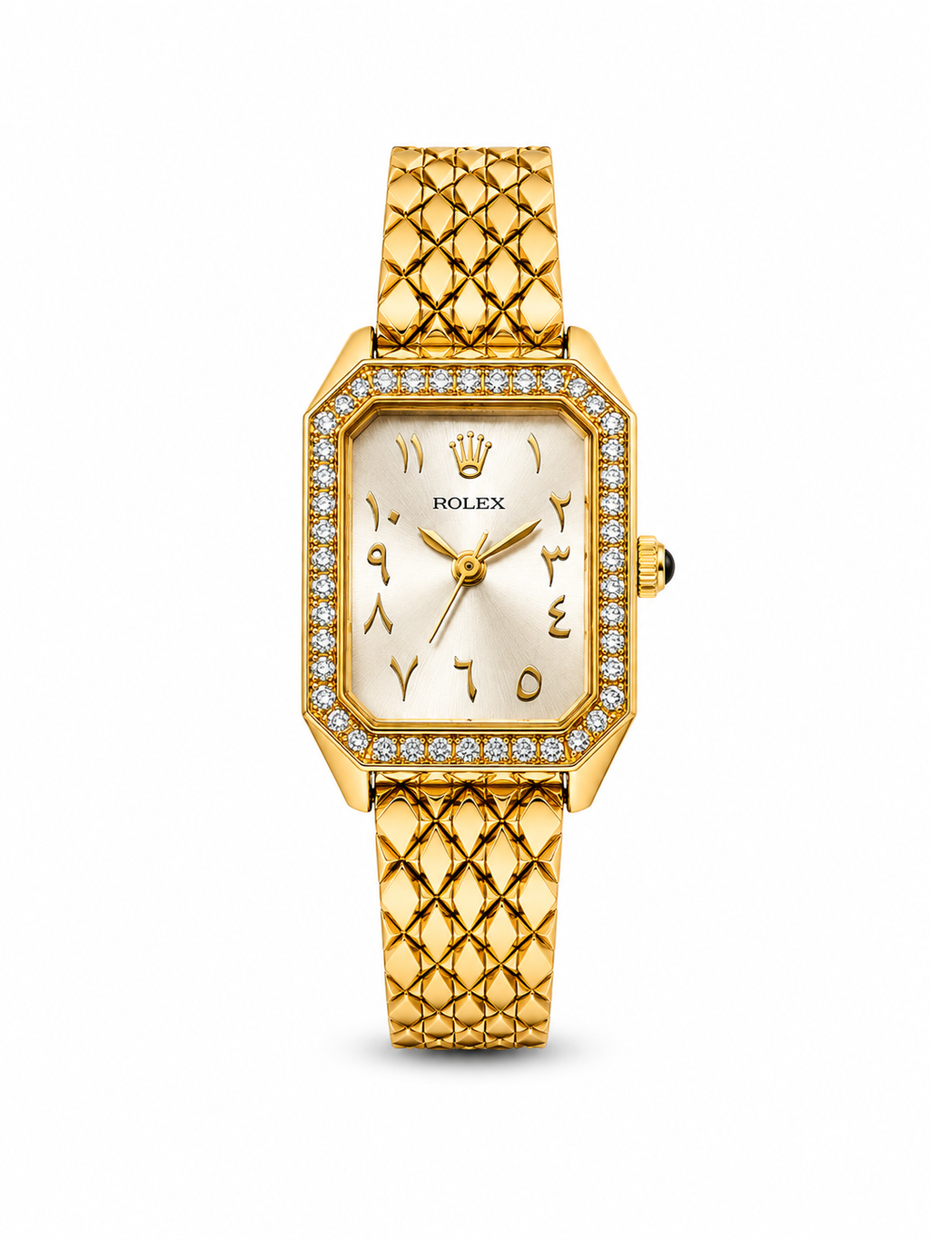 MTL079 - ROLEX Luxury Metal Strap Watch for Women