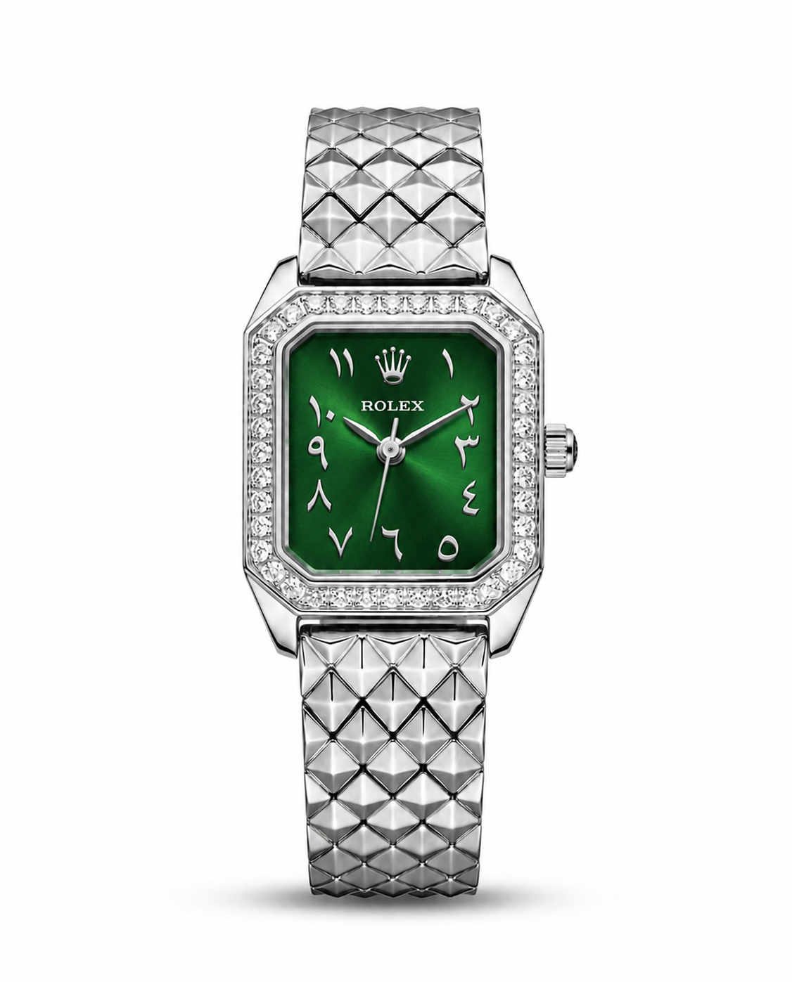 MTL079 - ROLEX Luxury Metal Strap Watch for Women