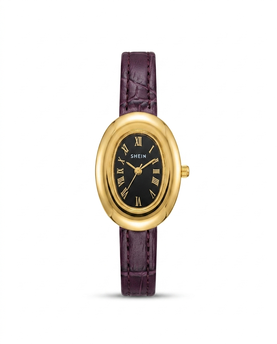 LTH016 - Shein Stylish Leather Strap Watch for Women