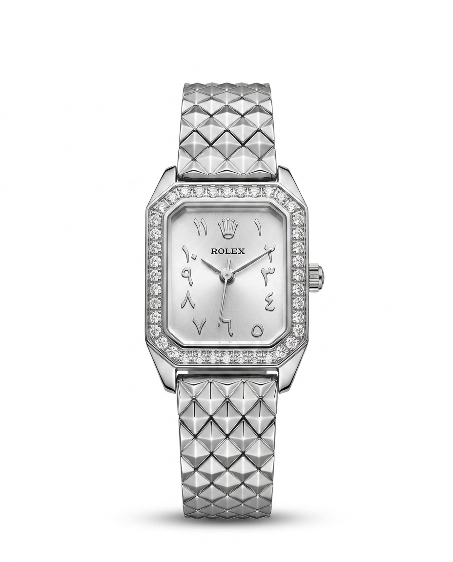 MTL079 - ROLEX Luxury Metal Strap Watch for Women