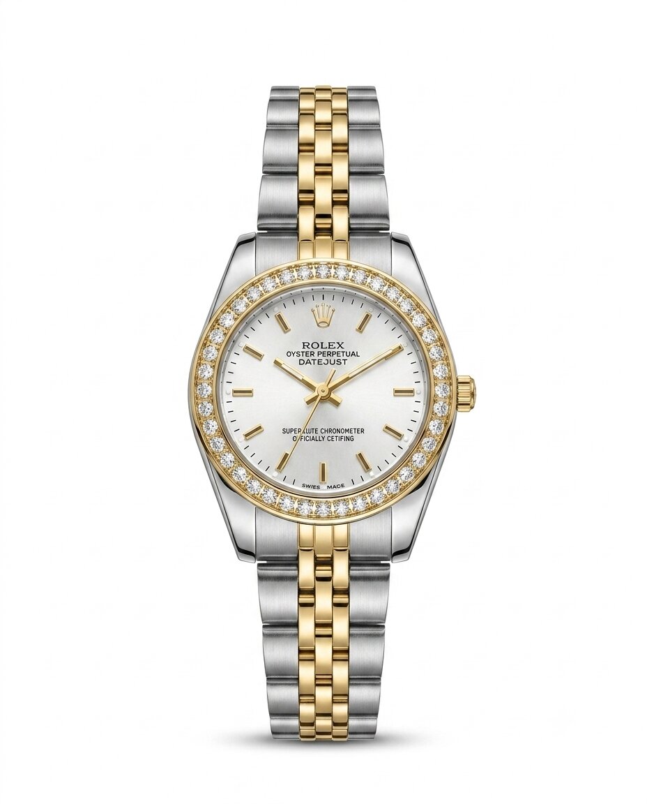 MTL099 - ROLEX Classic Stainless Steel Watch for Women