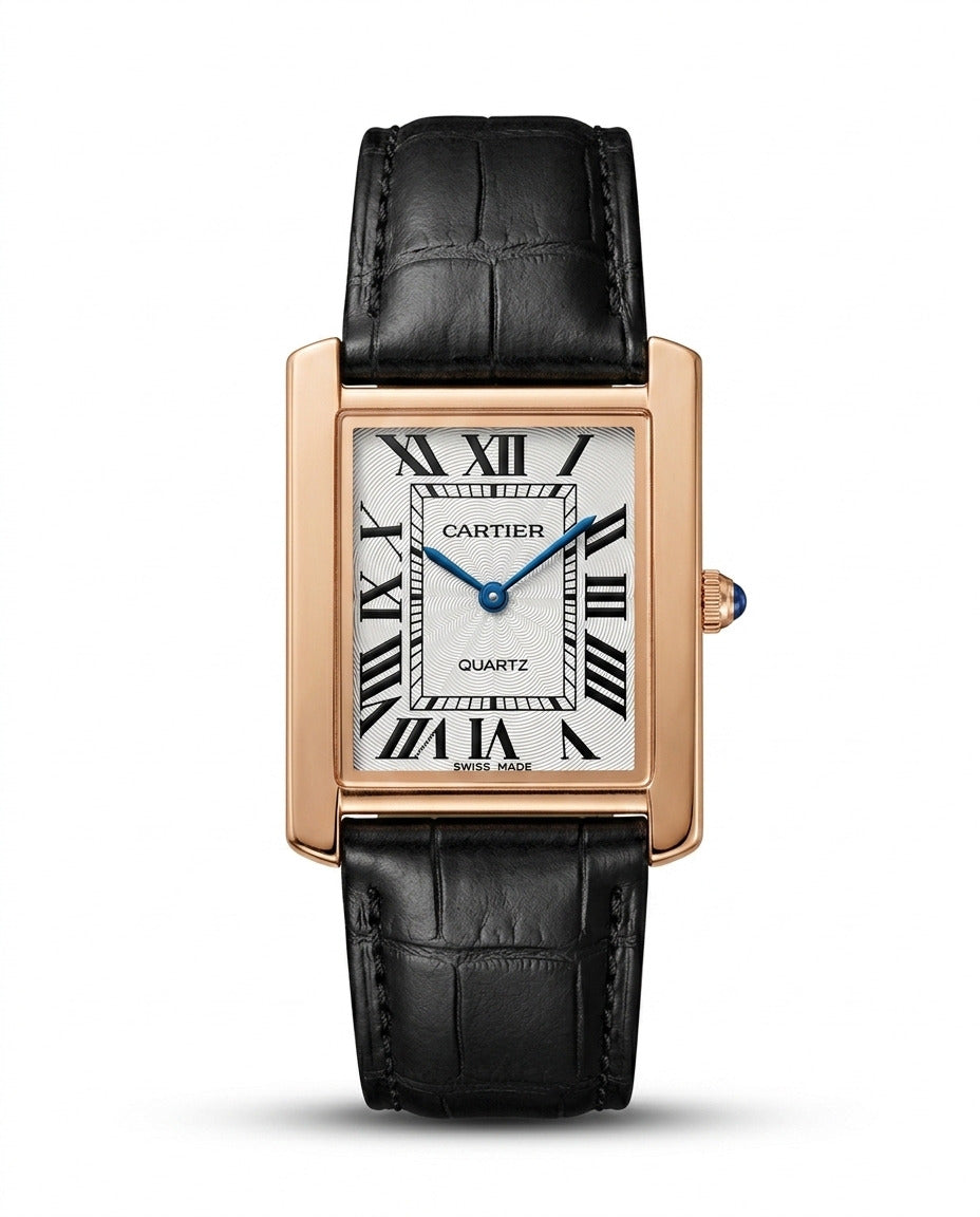 LTH030 - Cartier Leather Watch Luxury Elegant Design For Men