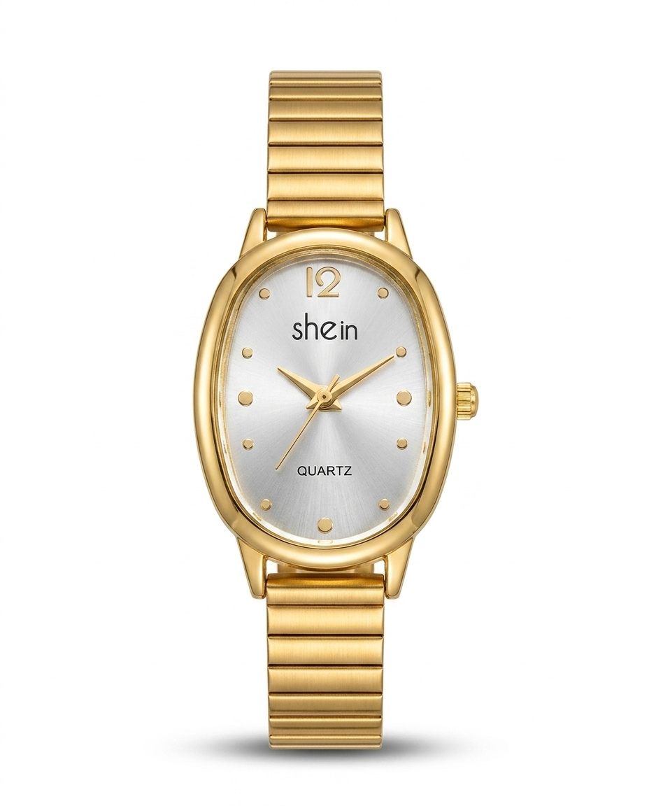 MTL084 - Shein Chic Everyday Metal Watch for Women