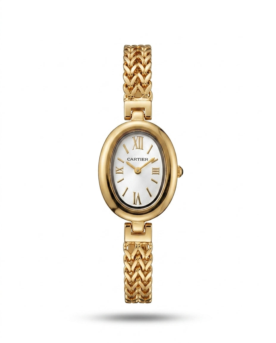 MTL101 - CARTIER Premium Metal Band Watch for Women