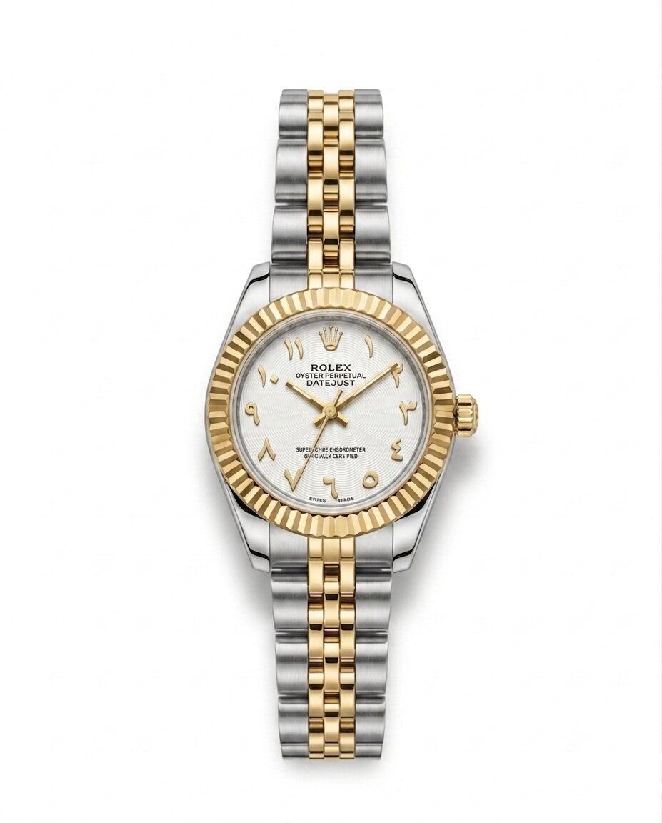 MTL096 - ROLEX Classic Stainless Steel Watch for Women