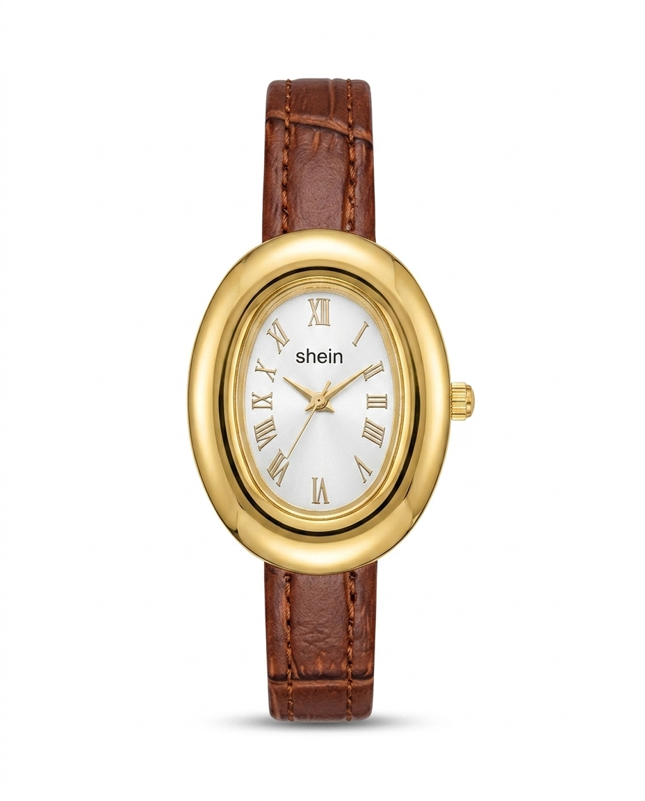 LTH016 - Shein Stylish Leather Strap Watch for Women