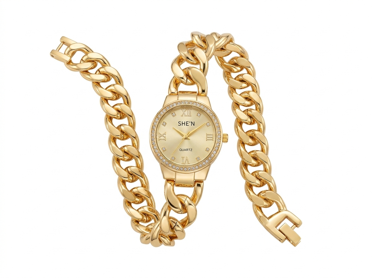 MTL039 - METAL ANALOG WATCH FOR WOMEN