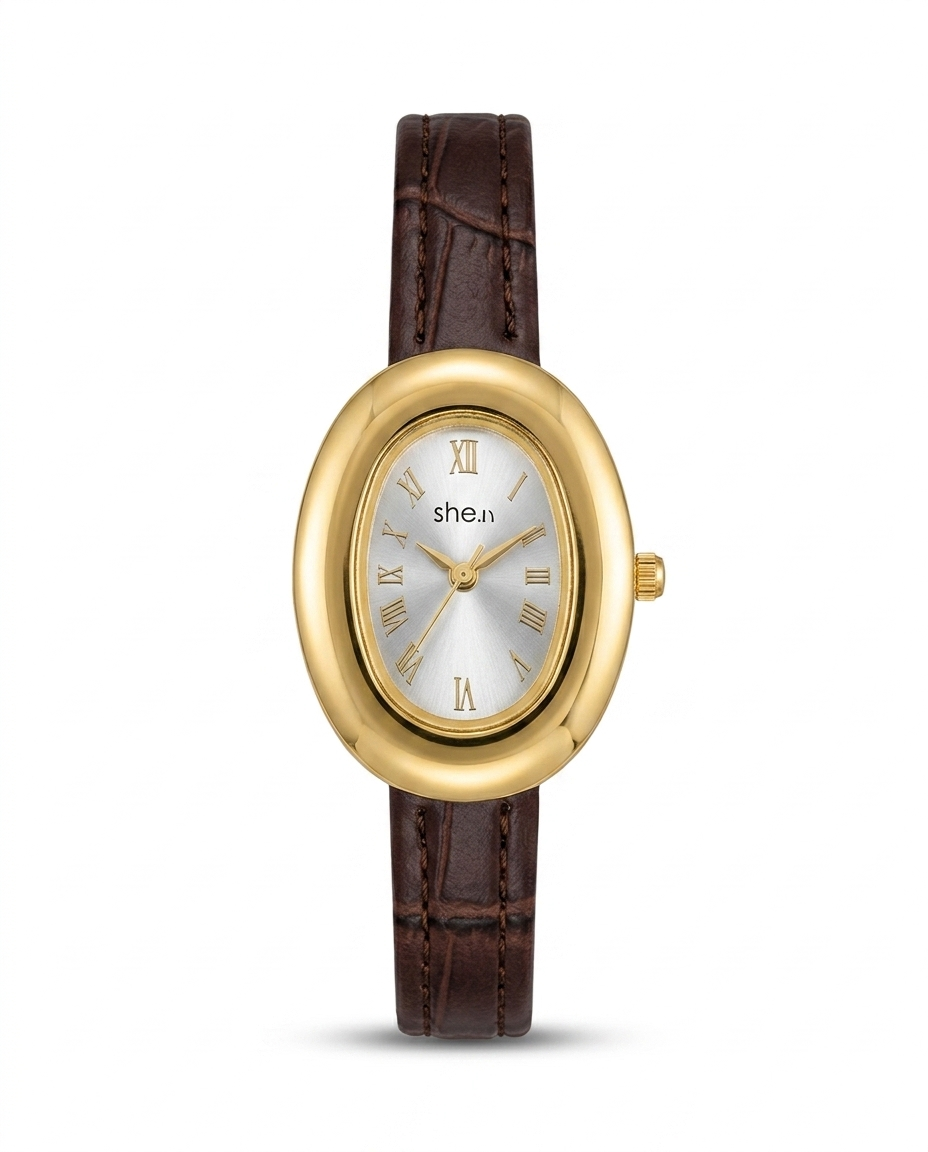 LTH016 - Shein Stylish Leather Strap Watch for Women