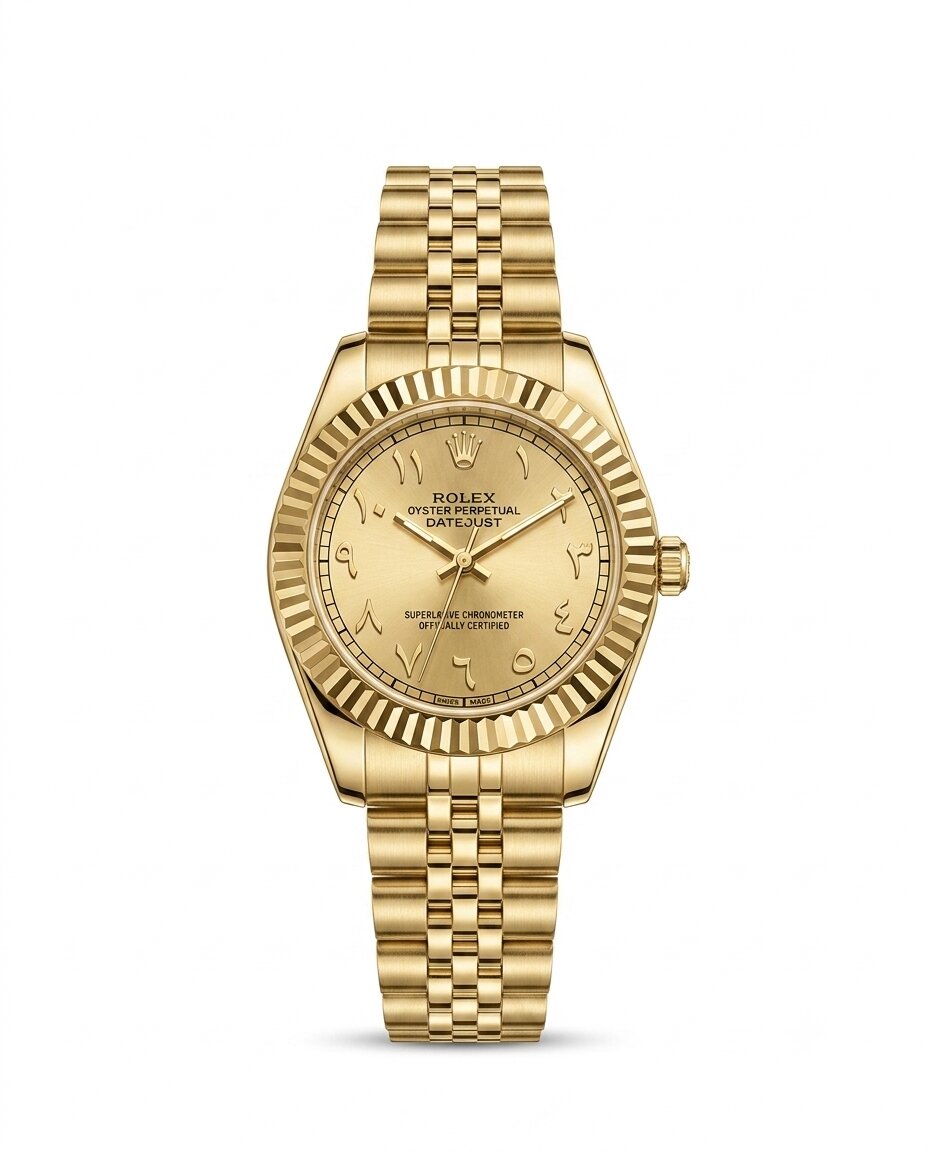 MTL096 - ROLEX Classic Stainless Steel Watch for Women