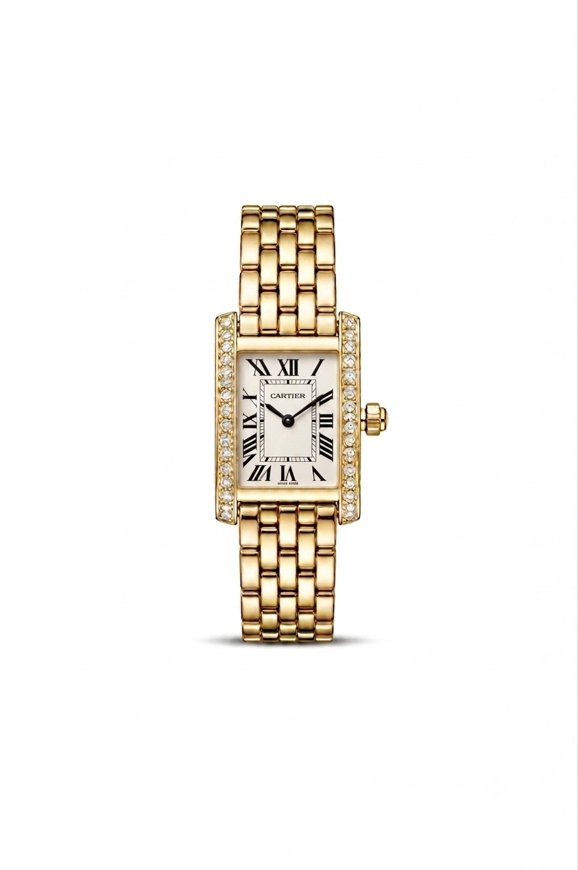 MTL108 - CARTIER Stylish Metal Strap Watch for Women