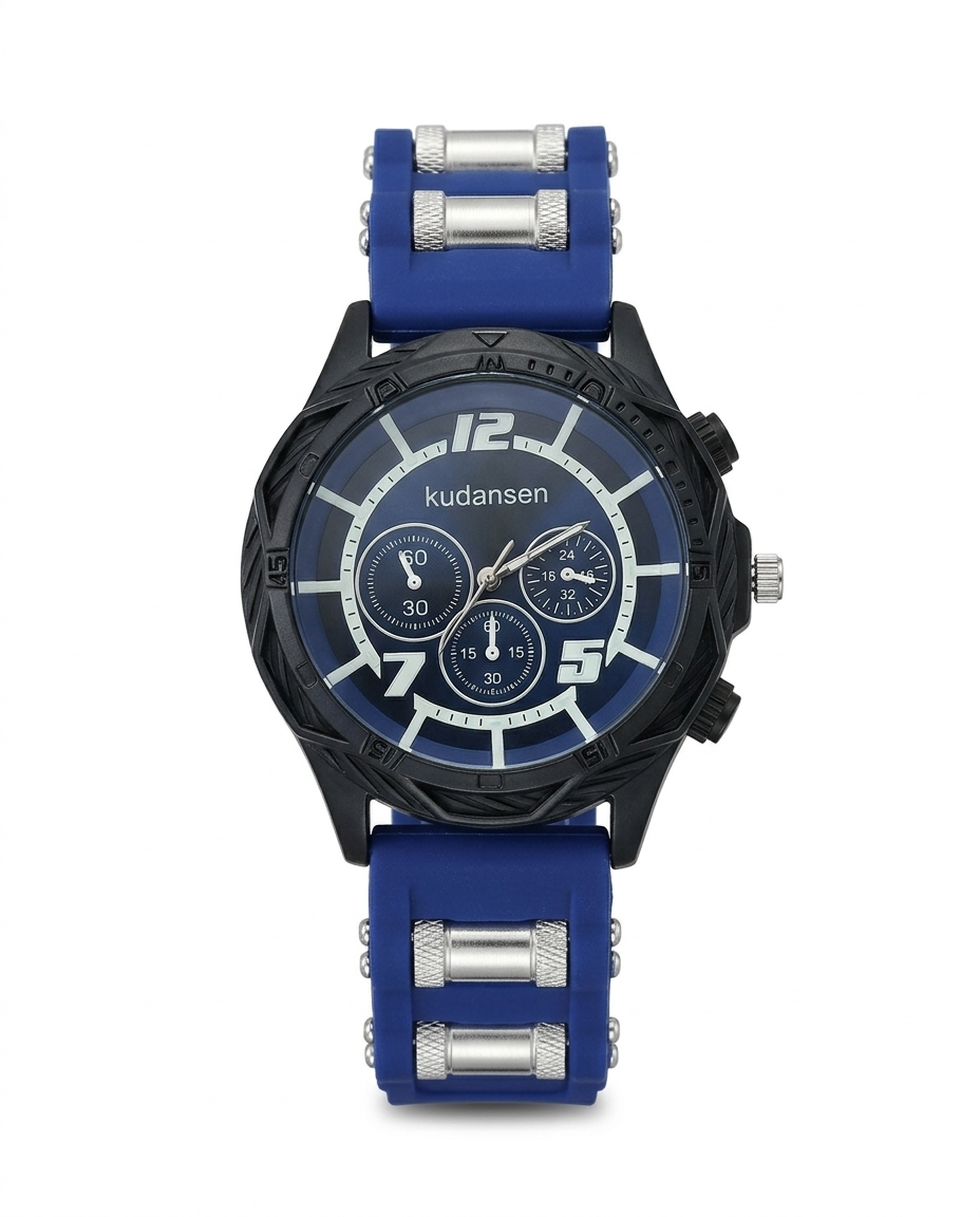 RBR001 - Shein Fashion Tiger Pattern Quartz Rubber Wristwatch For Women