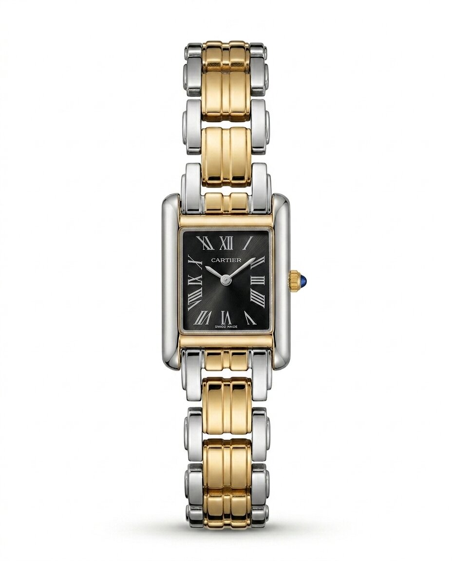 MTL114 - CARTIER Stylish Metal Strap Watch for Women