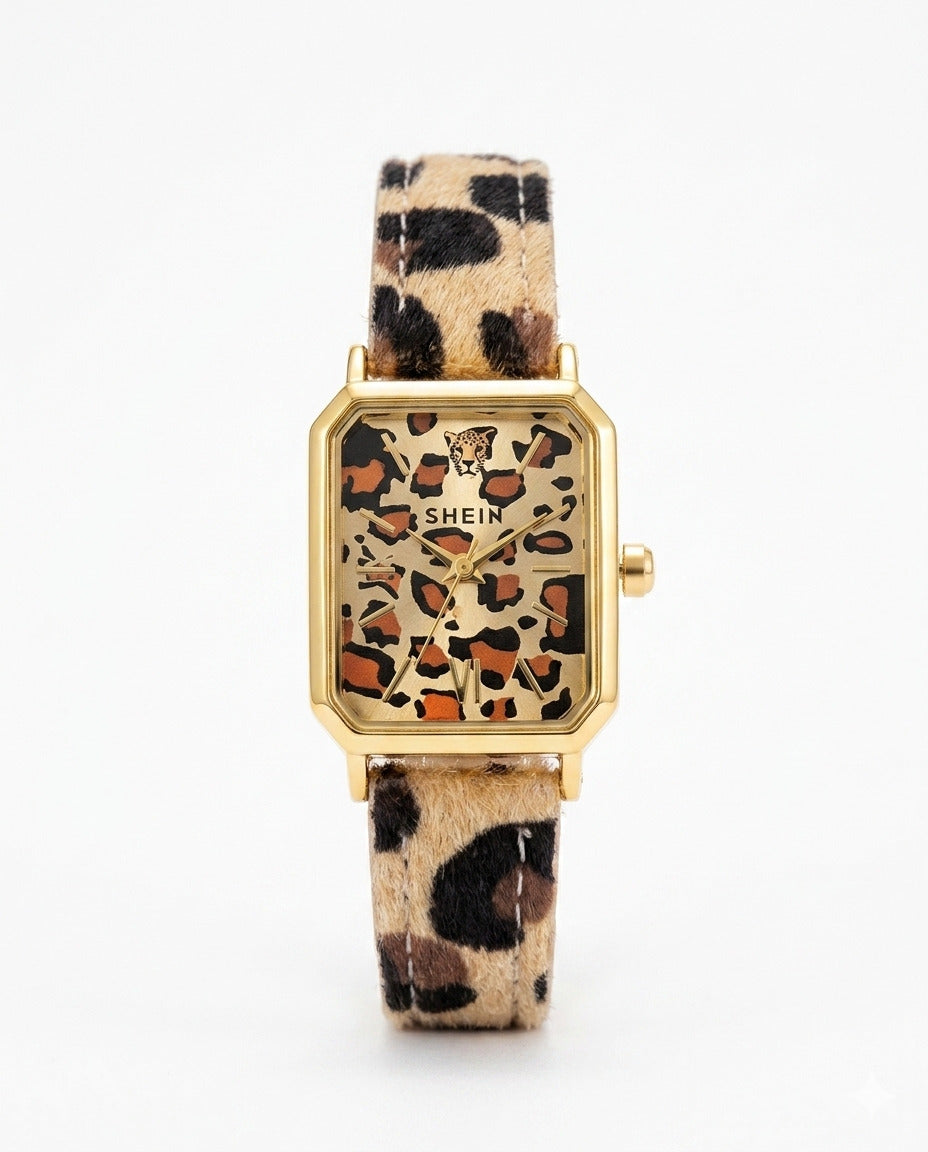 LTH021 - Shein Tiger Pattern Wrist Watch for Women