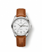 LTH032 - Rolex Leather Strap Watch ñ Refined Luxury for Men