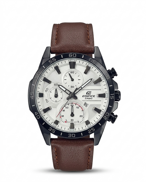 LTH033 - CASIO Leather Strap Watch ñ Refined Luxury for Men