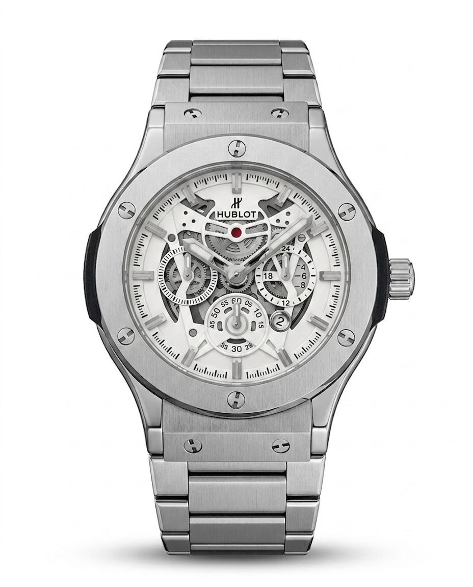 MTL052 - Hublot Premium Stainless Steel Watch ñ Modern Elegance for Men