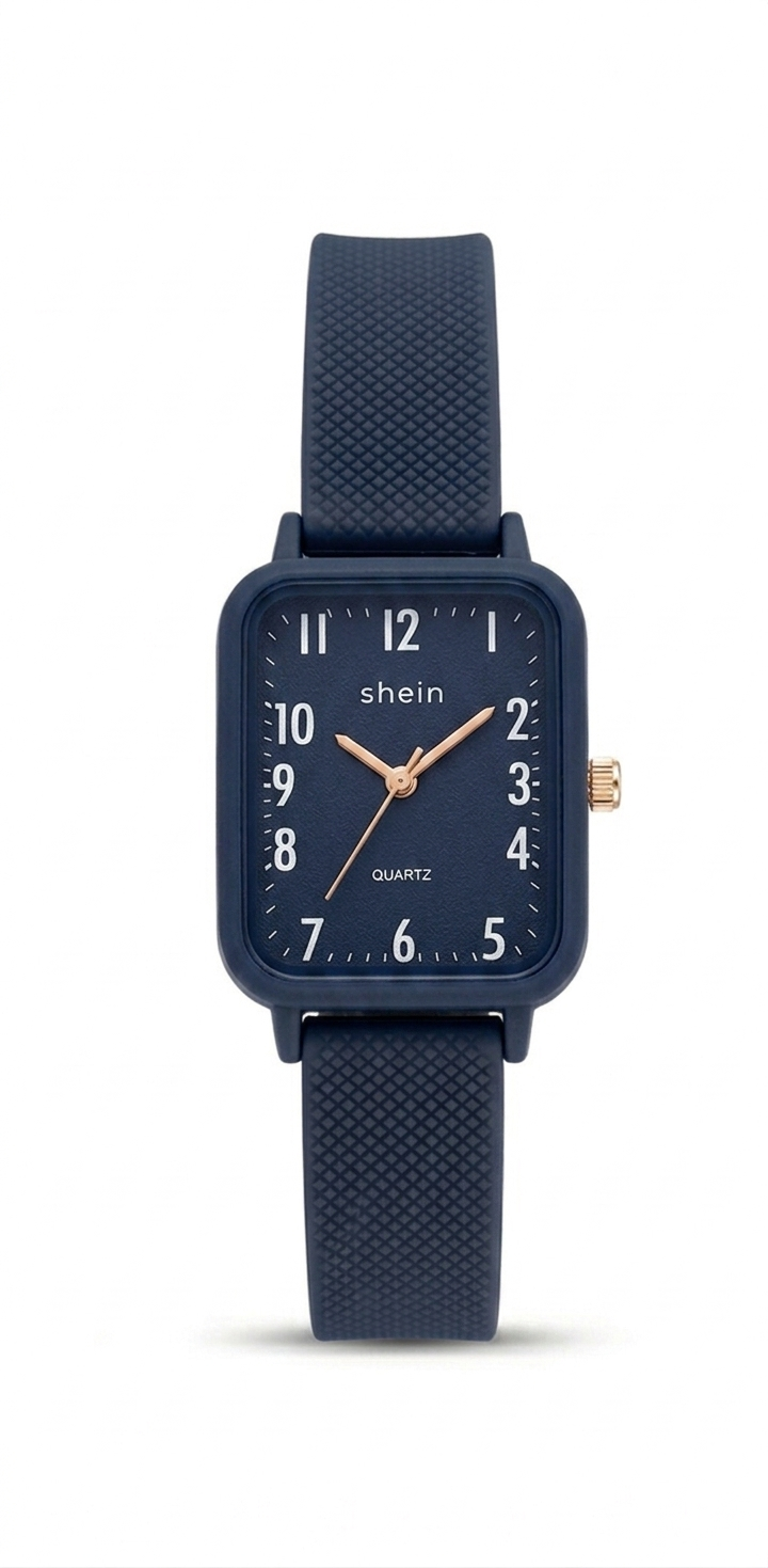 RBR001 - Shein Fashion Tiger Pattern Quartz Rubber Wristwatch For Women