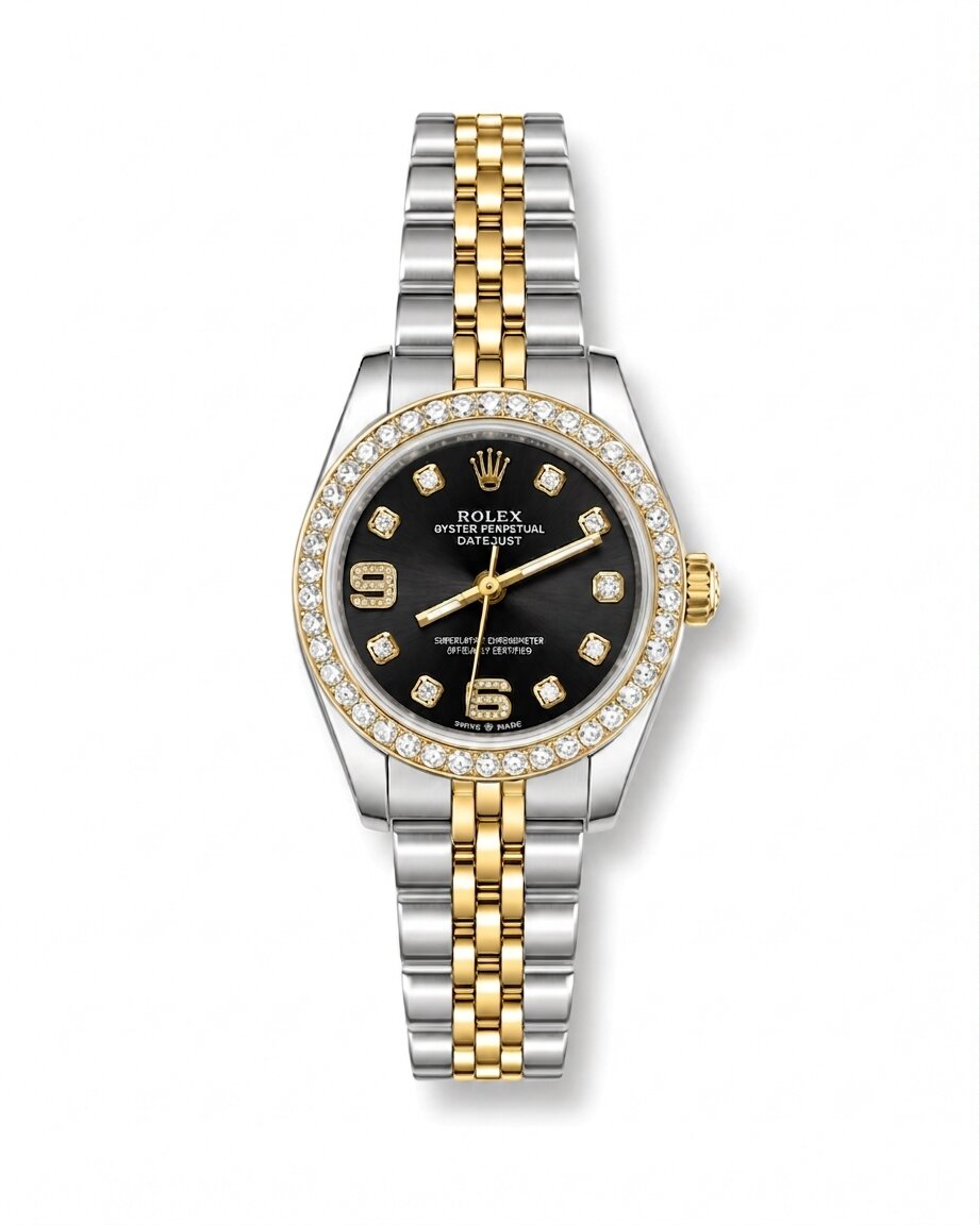MTL097 - ROLEX Classic Stainless Steel Watch for Women