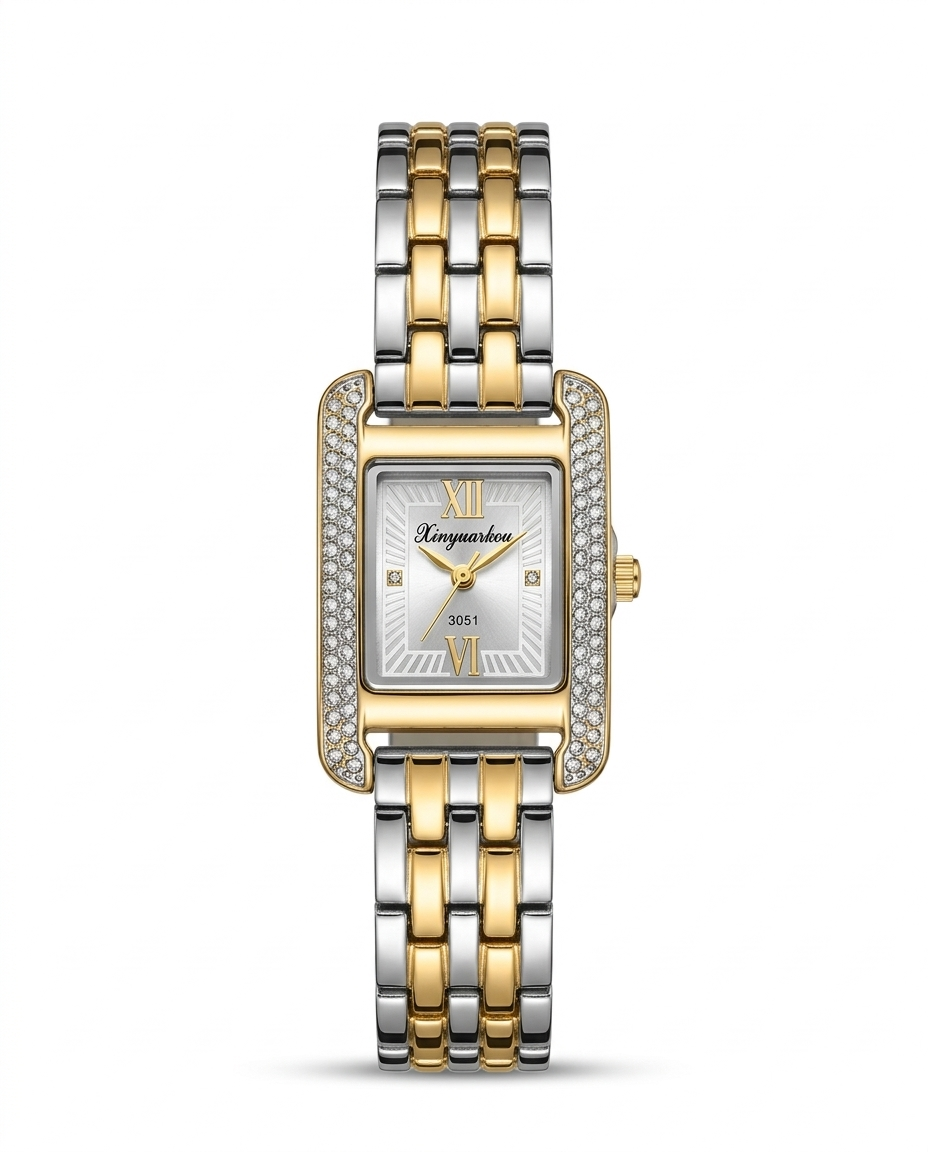 MTL052 - METAL ANALOG WATCH FOR WOMEN