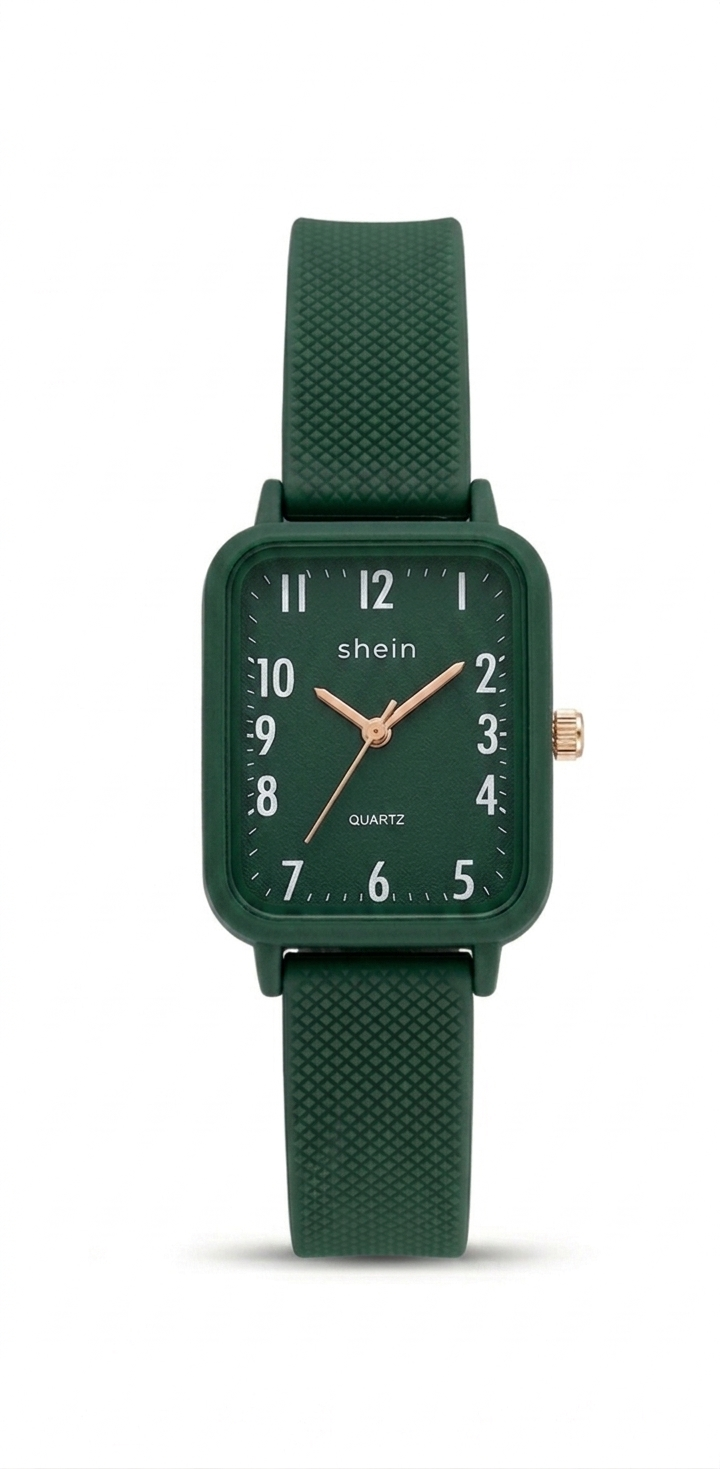 RBR001 - Shein Fashion Tiger Pattern Quartz Rubber Wristwatch For Women