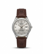 LTH026 - Rolex Leather Strap Watch – Refined Luxury for Men