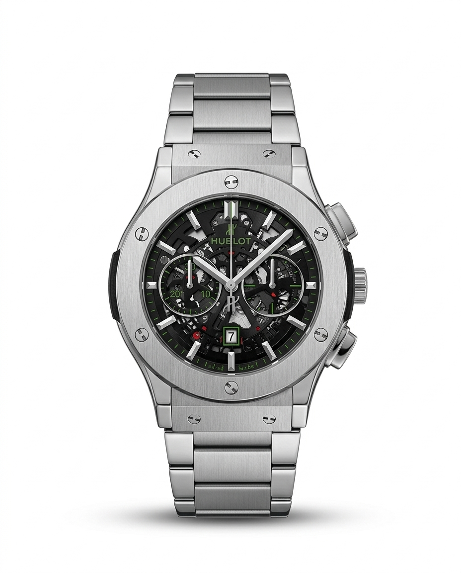 MTL037 - Hublot Premium Stainless Steel Watch – Modern Elegance for Men