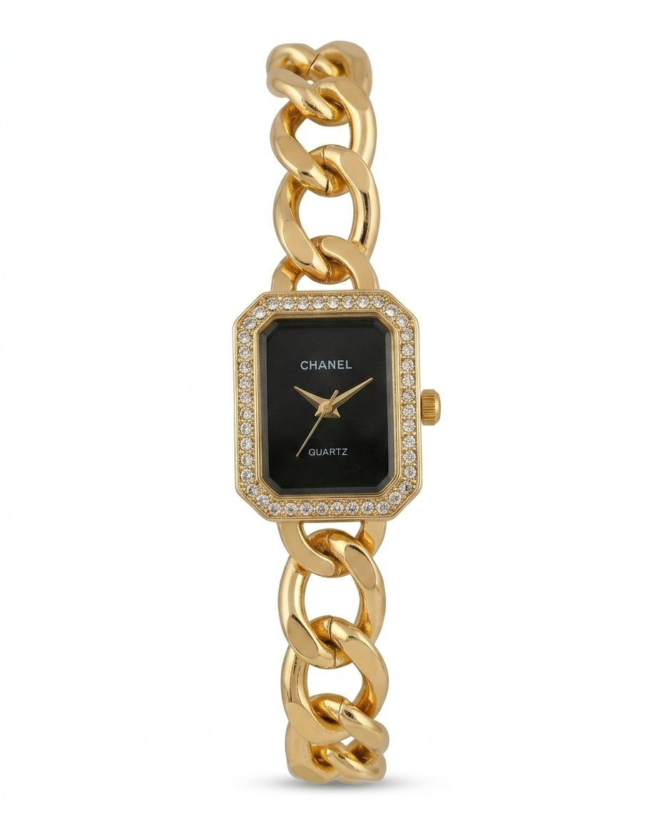 MTL028 - METAL ANALOG WATCH FOR WOMEN
