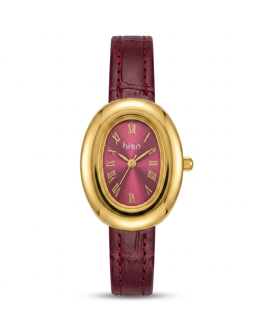 LTH016 - Shein Stylish Leather Strap Watch for Women