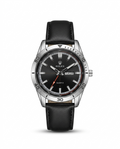 LTH034 - Rolex Leather Strap Watch ñ Refined Luxury for Men