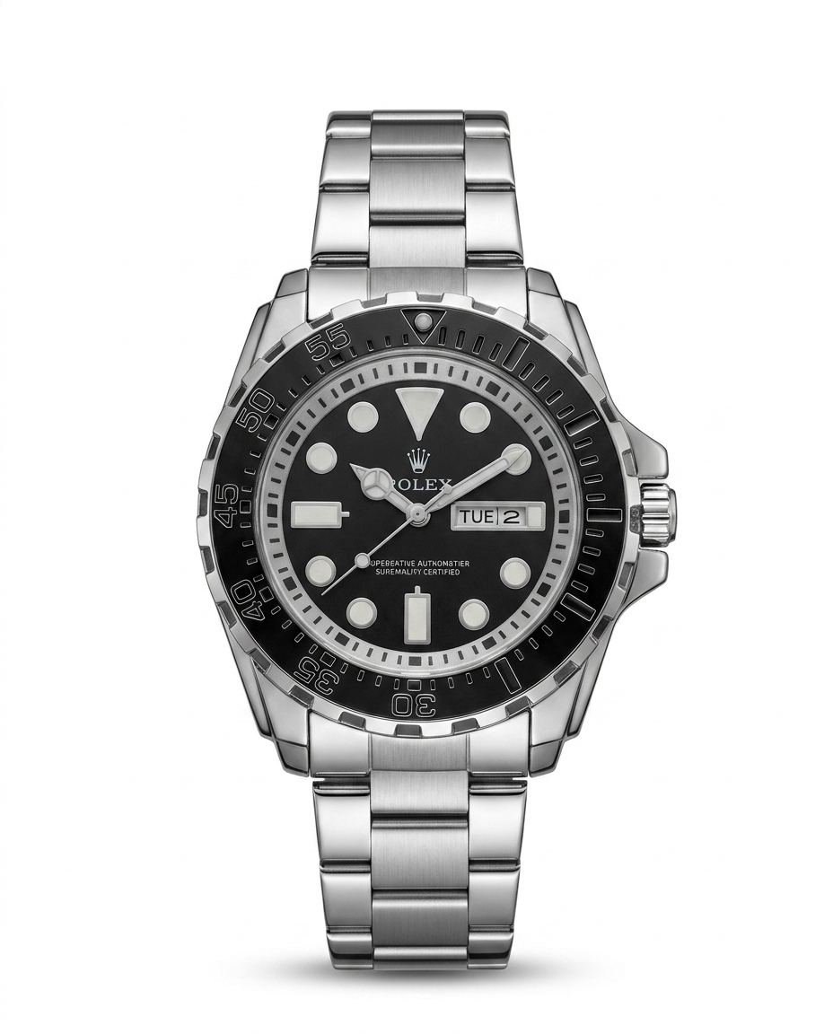 MTL049 - Rolex Luxury Stainless Steel Watch ñ Timeless Elegance & Prestige for Men