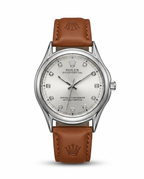 LTH026 - Rolex Leather Strap Watch – Refined Luxury for Men