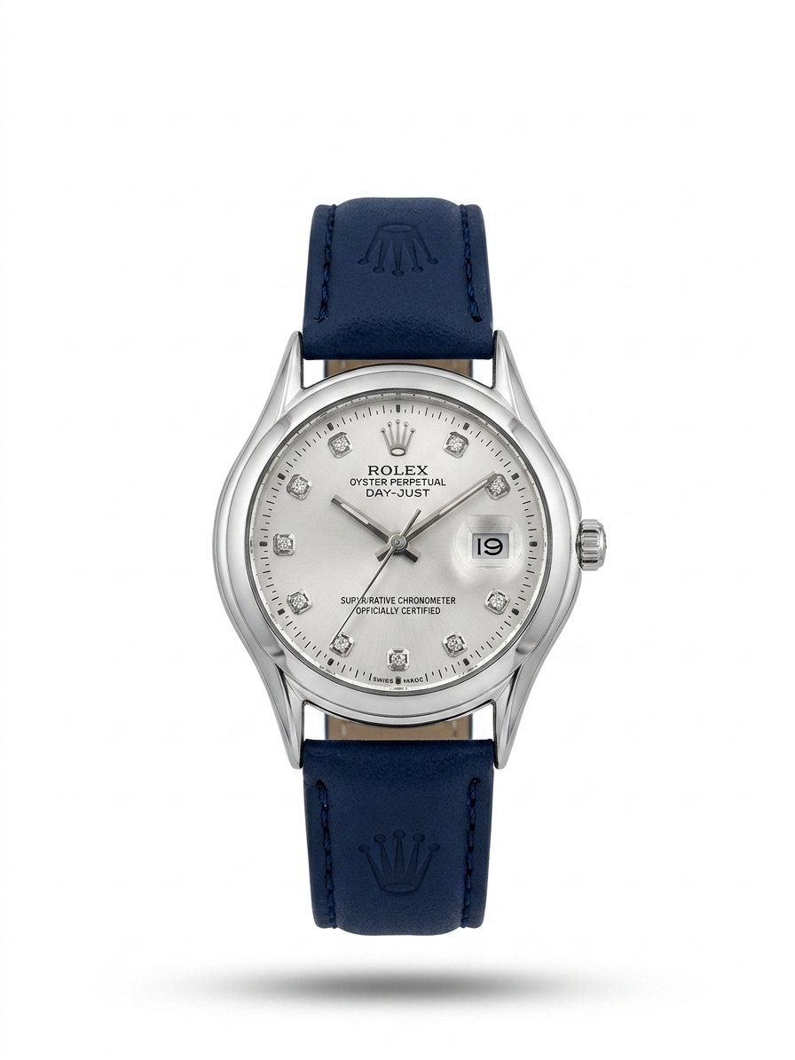 LTH026 - Rolex Leather Strap Watch – Refined Luxury for Men