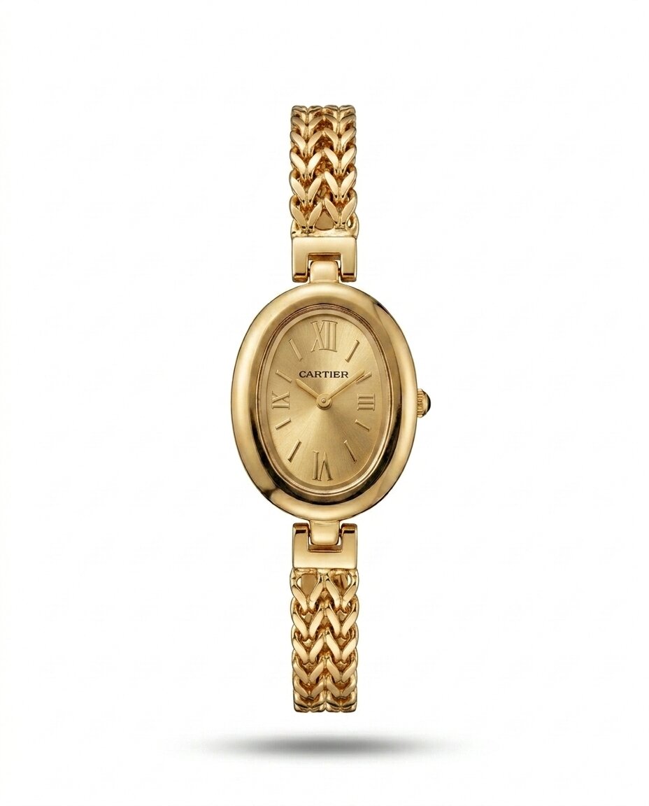 MTL101 - CARTIER Premium Metal Band Watch for Women
