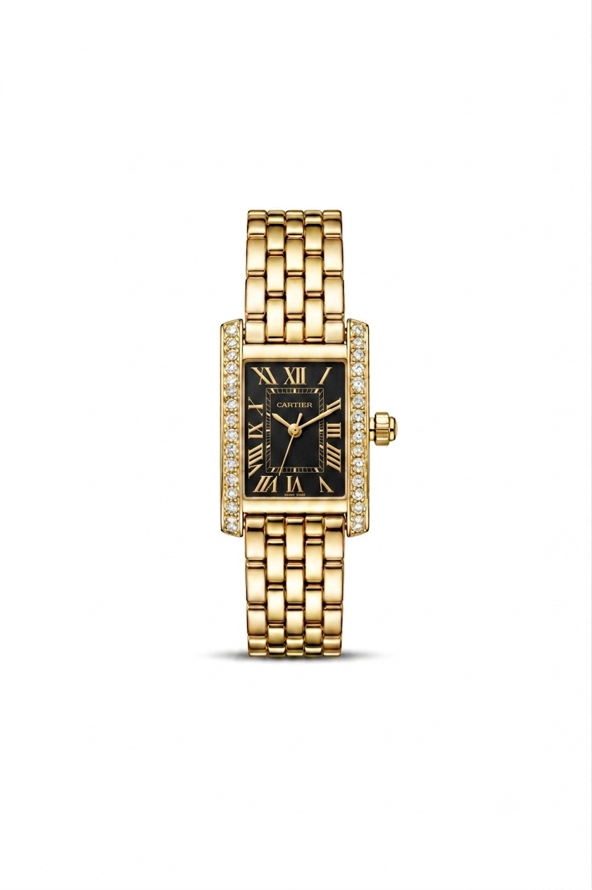 MTL108 - CARTIER Stylish Metal Strap Watch for Women