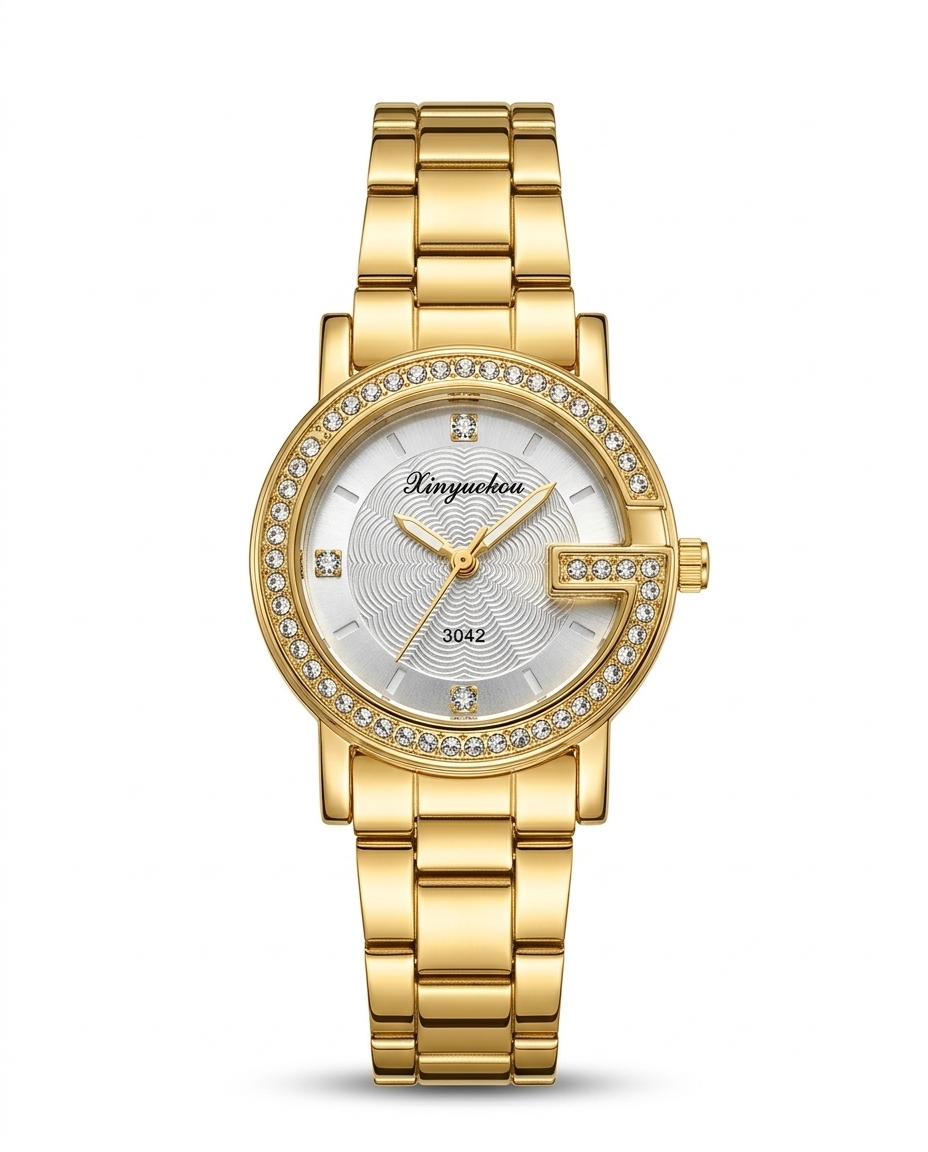 MTL054 - METAL ANALOG WATCH FOR WOMEN