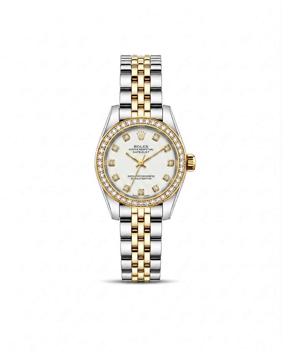 MTL094 - ROLEX Classic Stainless Steel Watch for Women